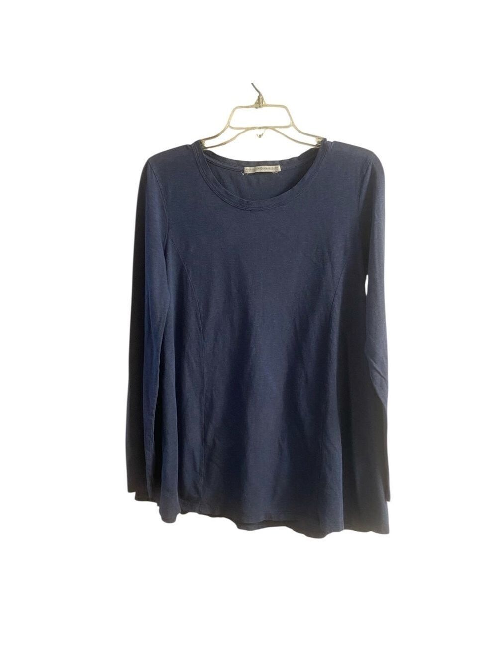 Peruvian Connection Deep Blue Long Sleeve Top XS/S
